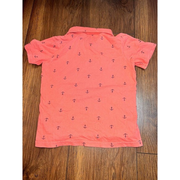 Carters Size 5t Collared Shirt Button Anchors toddler - Picture 2 of 4